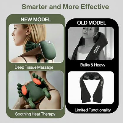 BloomCare™ Shiatsu Heated Neck Massager with bionic hands