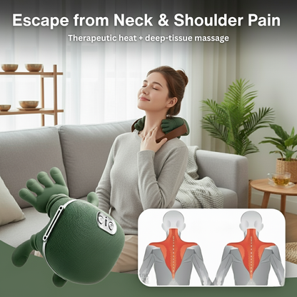 BloomCare™ Shiatsu Heated Neck Massager with bionic hands