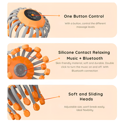 BloomCare™  20 Heads octopus scalp massager